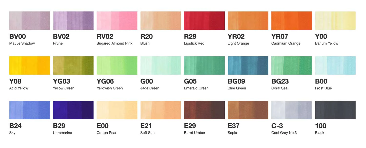 COPIC® Ciao 24PC Basic Set - Image 6