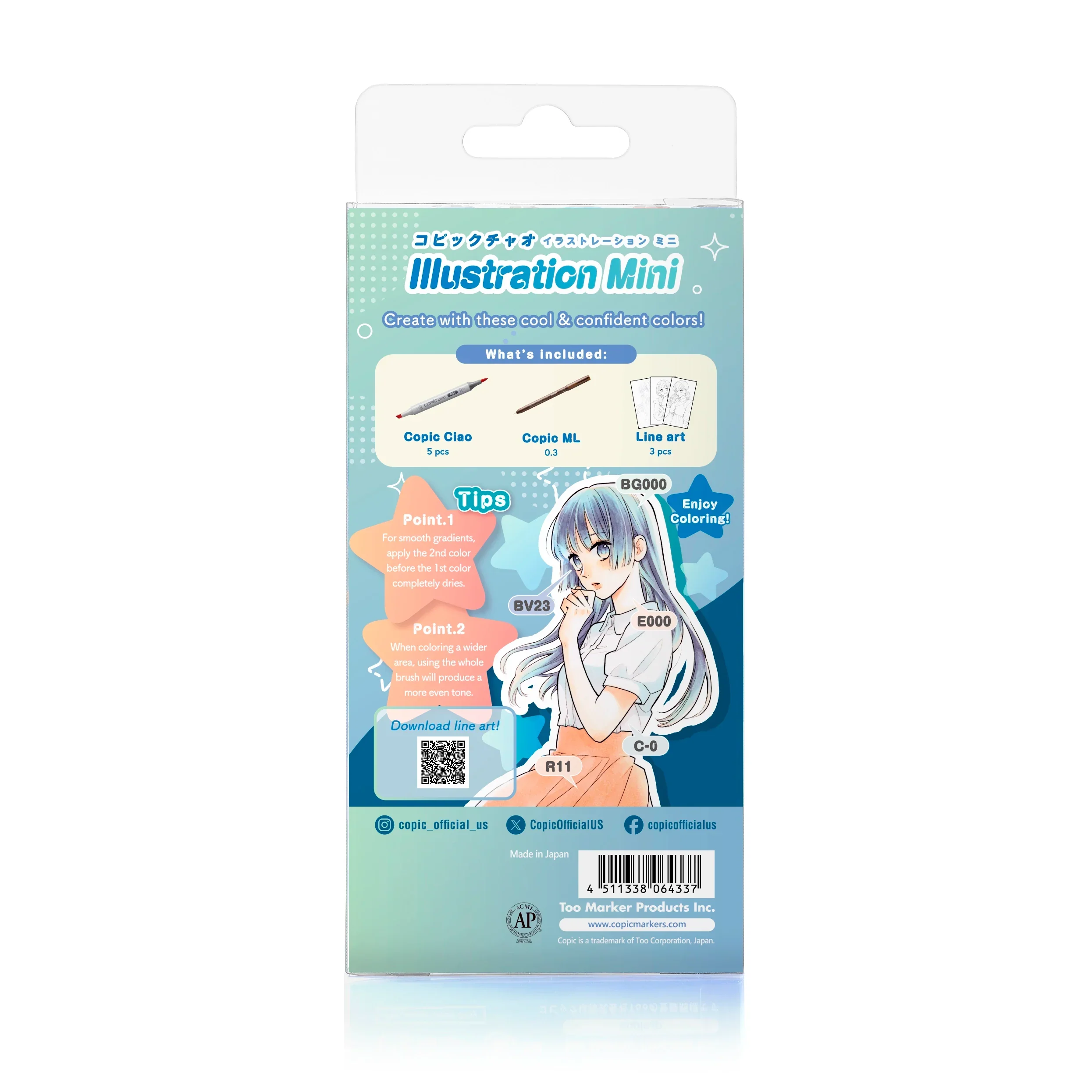 COPIC® Ciao: Illustration Mini Cool Set - Image 2