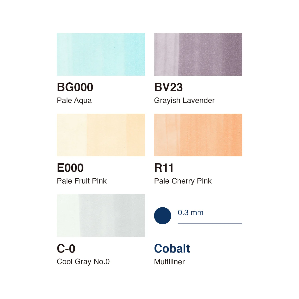 COPIC® Ciao: Illustration Mini Cool Set - Image 3