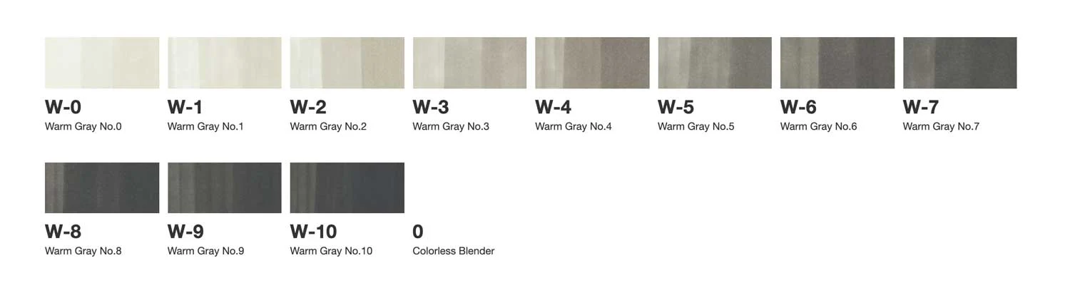 COPIC® Classic Warm Gray 12PC Set - Image 6