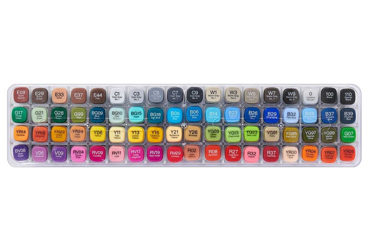COPIC® Classic 72PC Marker Set A - Image 3