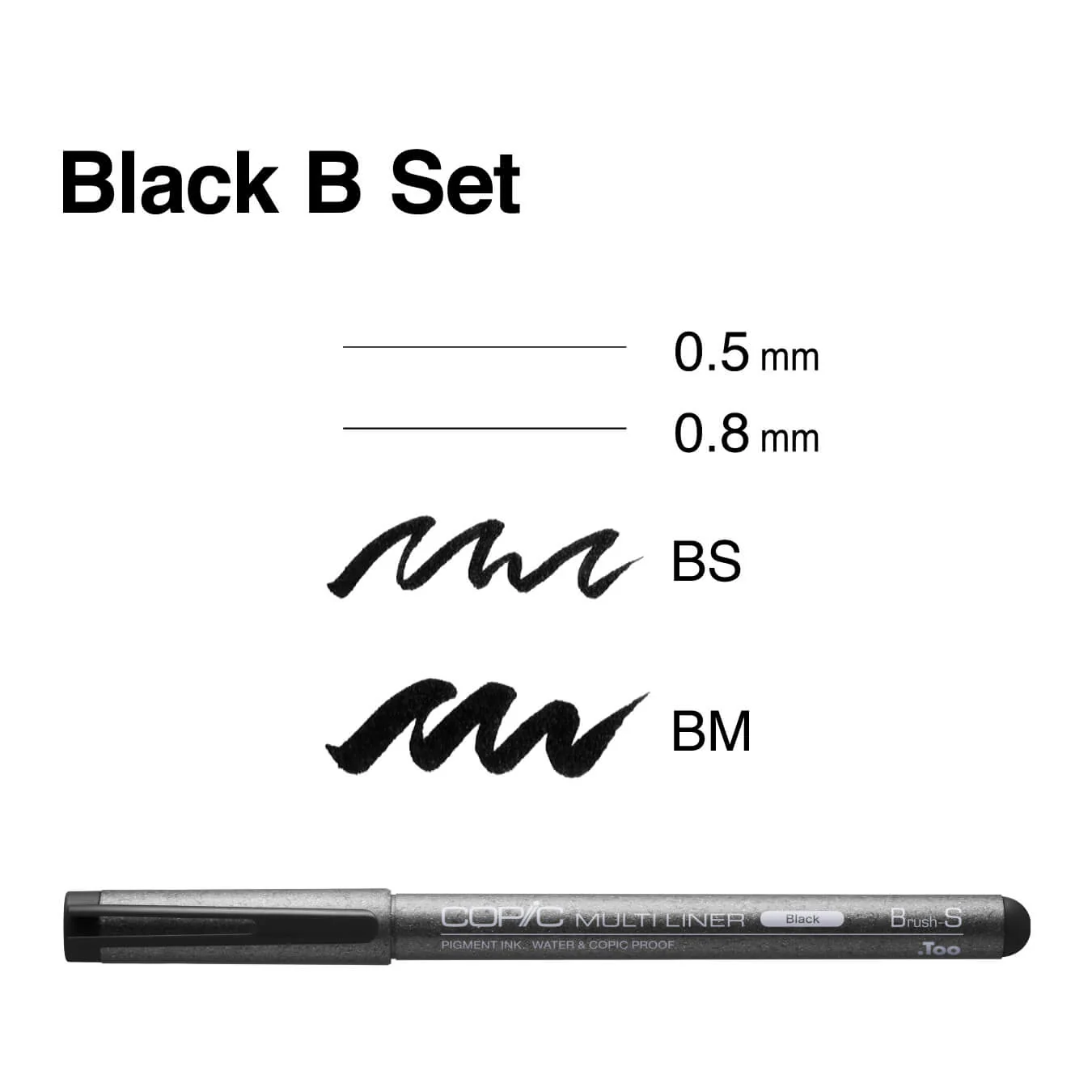 COPIC® Multiliner Broad 4PC Set B - Image 2